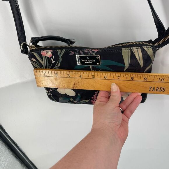 Kate Spade New York Womens Crossbody Bag Wilson Road Botanical Black One Size - Picture 14 of 16